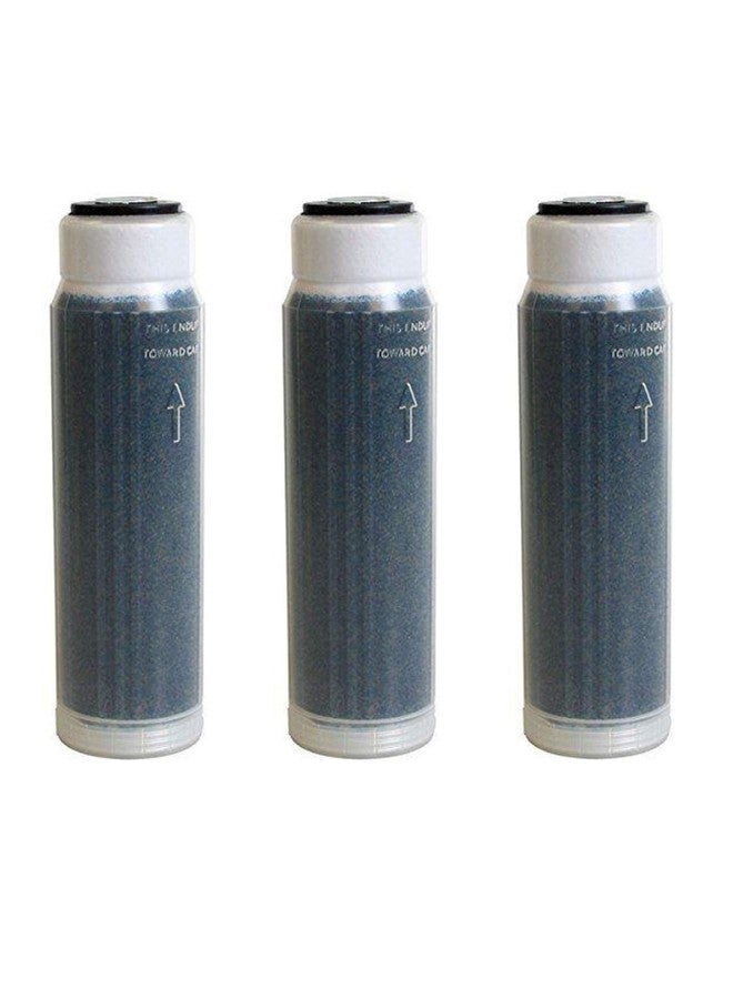 CFS - 3 Pack 10" Color Indicating Mixed Bed DI Resin Cartridge Filled with Resintech MBD-30-NG Nuclear Grade Mixed Bed Resin Compatible with Aquatic Life Reverse Osmosis Deionization (RODI) Models - Image 1